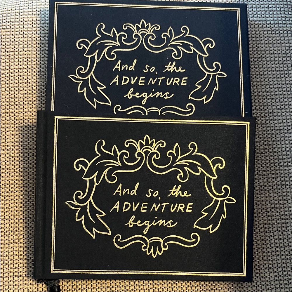 Elegant Black and Gold Adventure Journal